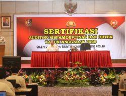 Baharkam Polri Gelar Sertifikasi Kompetensi Obvitnas