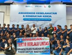 Peduli Keselamatan Sopir Truk, RBPI dan SPMT Adakan Edukasi K3 di Pelabuhan Belawan