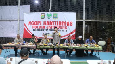Kapolres Metro Tangerang Kota Gelar Ngopi Kamtibmas di Perumahan Grand Duta Cluster Dolomite