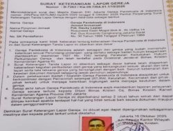 GPdI Rusunawa Daan Mogot Terima SKLG dari Kementerian Agama