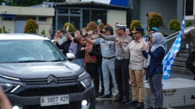 Korlantas Lepas Tim Liputan Mudik Ekspedisi Elshinta 2026, Siapkan 317 Ribu Personel