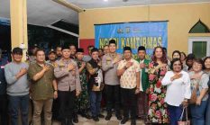 Ngopi Kamtibmas di Poris Jaya, Polres Tangkot Serahkan Kentongan Ajak Warga Jaga Lingkungan