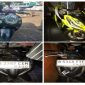 sejumlah barang bukti yang diamankan, di antaranya beberapa unit sepeda motor berbagai jenis (Polres Metro Tangerang Kota)