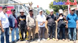 Akses Jalan Tanggul Timur di RT 17 RW 10, Kelurahan Kapuk, Cengkareng, Jakarta Barat, ditutup permanen oleh ahli waris