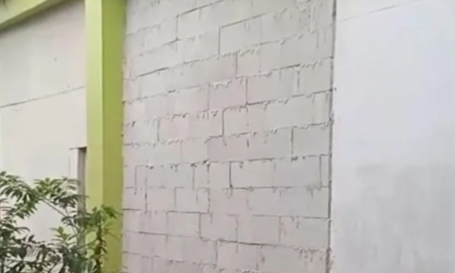 Foto bangunan yang di rubah bentuk diduga tanpa izin UPRS