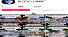 Foto tangkapan layar akun tiktok (@kantorsamsat12)