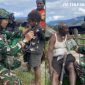 Foto istimewa Personel Satgas Pamtas RI–PNG Yonif 136/Tuah Sakti memberikan pelayanan kesehatan gratis kepada warga di Desa Ukuneri, Kabupaten Puncak Jaya, Papua Tengah