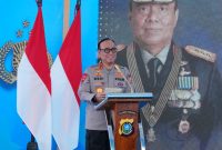 Wakapolri Komjen Pol Dedi Prasetyo, saat memimpin peresmian pertapakan Mako Brimo di Kolaka Kendari, Sabilambo, Kecamatan Kolaka, Kabupaten Kolaka, Provinsi Sulawesi Tenggara.(Dok.Polri)