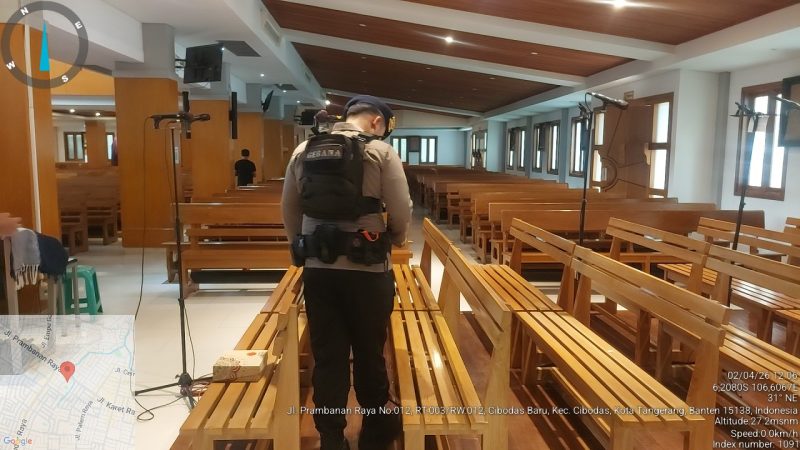 Sterilisasi Dua Gereja di Tangerang Jelang Kamis Putih, Kapolrestro Tangerang Kota: Pastikan Ibadah Aman