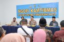 Wakapolres Metro Tangerang Kota AKBP Eko Bagus Riyadi hadir Ngopi Kamtibmas 