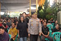 Foto Istimewa Kapolres Metro Tangerang Kota Kombes Pol. Dr. Raden Muhammad Jauhari saat meninjau pengamanan di Gereja Katolik Hati Santa Perawan Maria Tak Bernoda 