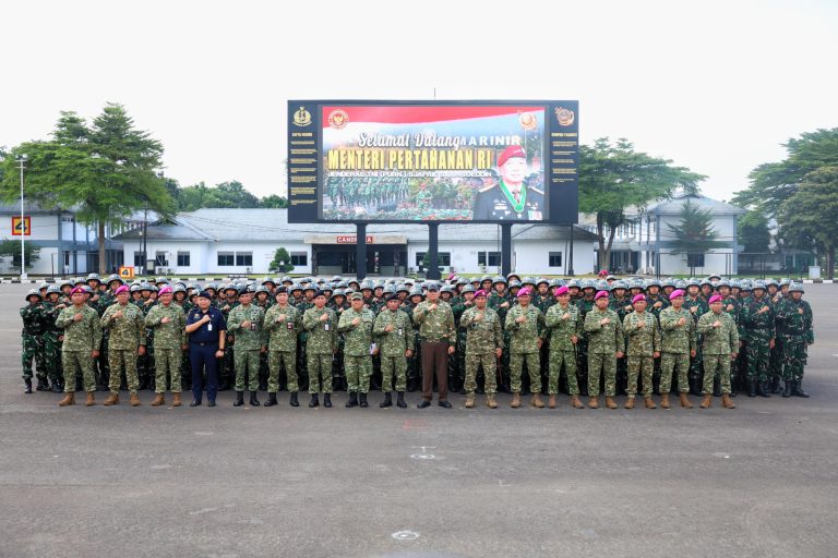 Foto Istimewa Menteri Pertahanan Republik Indonesia (Menhan RI) Sjafrie Sjamsoeddin saat kunjungan kerja ke Brigif 1 Marinir, Cilandak, Jakarta, Rabu (29/4/2026)