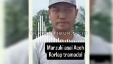 Diduga pelaku yang merendahkan Jurnalis melalui voice note.(Foto tangkapan layar akun tiktok serang timur.co.id)
