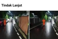 Foto tangkapan layar status manipulasi laporan JAKI (akun medsos @seinsh)
