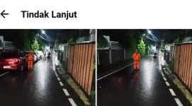 Foto tangkapan layar status manipulasi laporan JAKI (akun medsos @seinsh)
