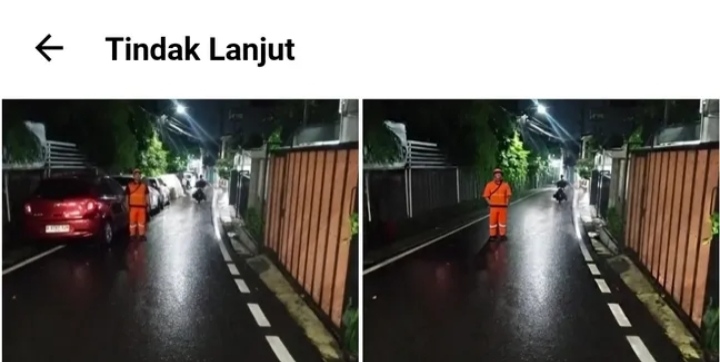 Foto tangkapan layar status manipulasi laporan JAKI (akun medsos @seinsh)