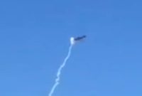 Ilustrasi drone Ukraina ditembak jatuh rusia