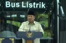 Foto Presiden Prabowo saat meresmikan pabrik perakitan kendaraan listrik di Magelang,(Dok.Istw)