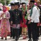 Foto istimewa Walikota Jakarta Barat Iin Mutmainnah saat menghadiri Lebaran Betawi 2026 ditaman lapangan banteng Jakarta pusat 
