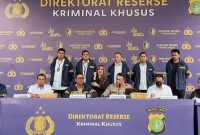 Tangkapan vt live Konfrensi pers kasus opolosan(detikfaktual/kbr)