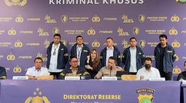 Tangkapan vt live Konfrensi pers kasus opolosan(detikfaktual/kbr)