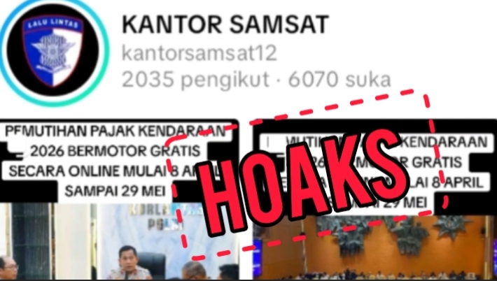 Foto tangkapan layar akun tiktok (@kantorsamsat12)