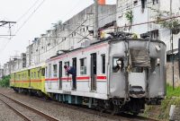 Kereta Api yang terlibat kecelakaan di Bekasi (Dok.Polri)