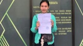 Foto warga yang membuat laporan kehilangan motor di Polsek Penjaringan (Dok.ifaktaco)