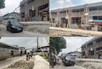 Foto Proyek pembangunan yang diduga menyerobot fasilitas umum di Jalan Peternakan III, Kelurahan Kapuk, Kecamatan Cengkareng, Jakarta Barat
