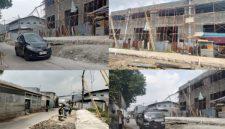 Foto Proyek pembangunan yang diduga menyerobot fasilitas umum di Jalan Peternakan III, Kelurahan Kapuk, Kecamatan Cengkareng, Jakarta Barat