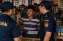 Ilustrasi razia rokok ilegal 