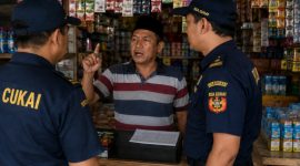 Ilustrasi razia rokok ilegal 