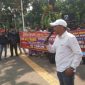 Massa Ahli Waris saat melakukan unjuk rasa di depan balaikota DKI Jakarta