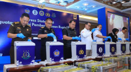 Pemusnahan uang palsu
