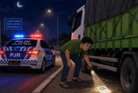 Ilustrasi Oknum PJR Lempar Surat Tilang di Ruas Tol Tangerang-Merak 
