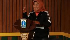 Walikota Jakarta Barat Iin Mutmainnah di Forum Koordinasi Pimpinan Kota (Foto.istw)