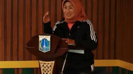Walikota Jakarta Barat Iin Mutmainnah di Forum Koordinasi Pimpinan Kota (Foto.istw)