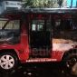Angkot terbakar di kapuk raya 
