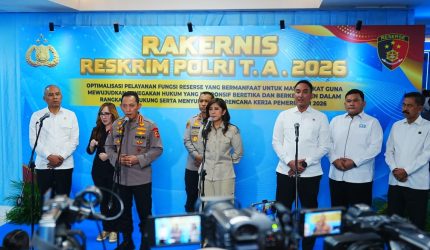 Rakernis Reskrim 2026, Kapolri Tekankan Profesionalisme dan Penegakan Hukum Humanis