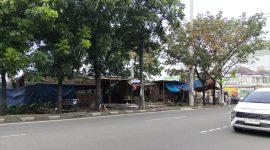 Foto istimewa bangunan liar yang mulai bermunculan di kawasan utan jati kalideres