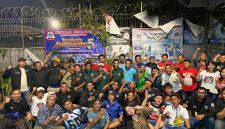 Foto Komunitas Sopir DKI Jakarta dalam acara kopi santai di waduk Pluit, Jakarta Utara 