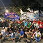 Foto Komunitas Sopir DKI Jakarta dalam acara kopi santai di waduk Pluit, Jakarta Utara 