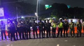 Satlantas Jakarta Pusat Gelar Patroli Gabungan, Antisipasi Balap Liar di Medan Merdeka Utara (Dok.Polri)