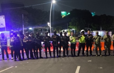 Satlantas Jakarta Pusat Gelar Patroli Gabungan, Antisipasi Balap Liar di Medan Merdeka Utara (Dok.Polri)