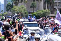 Kedatangan Presiden Republik Indonesia Prabowo Subianto di Cebu, Filipina, disambut hangat diaspora Indonesia (setpres)