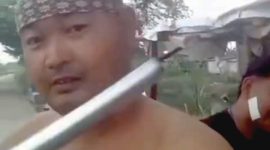 Foto tangkapan layar video bang jago ancam gorok leher wartawan 