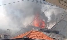 Kebakaran di Kawasan Kapuk Cengkareng, 2 Rumah Terbakar