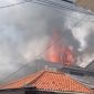 Foto Tangkapan Layar kebakaran di Jalan Dolar Kapuk