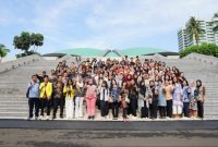 Mahasiswa Fakultas Hukum Universitas Terbuka yang tergabung dalam Forum Studi Ilmu Hukum melakukan kunjungan akademik ke Gedung MPR RI