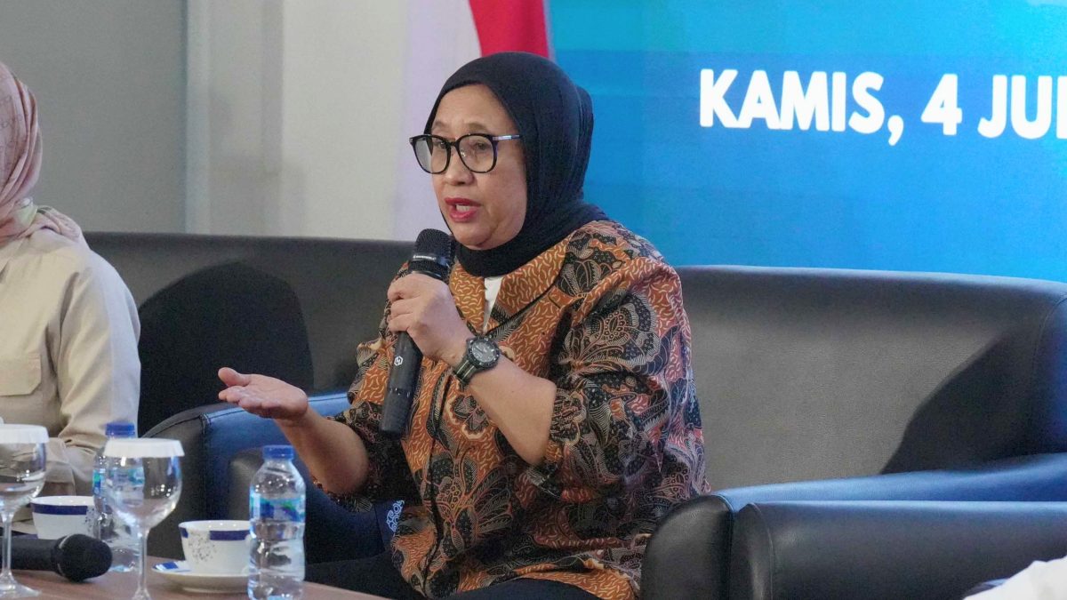 Kepala BGN, Nanik S. Deyang, dalam konferensi pers (Dok.Istw)